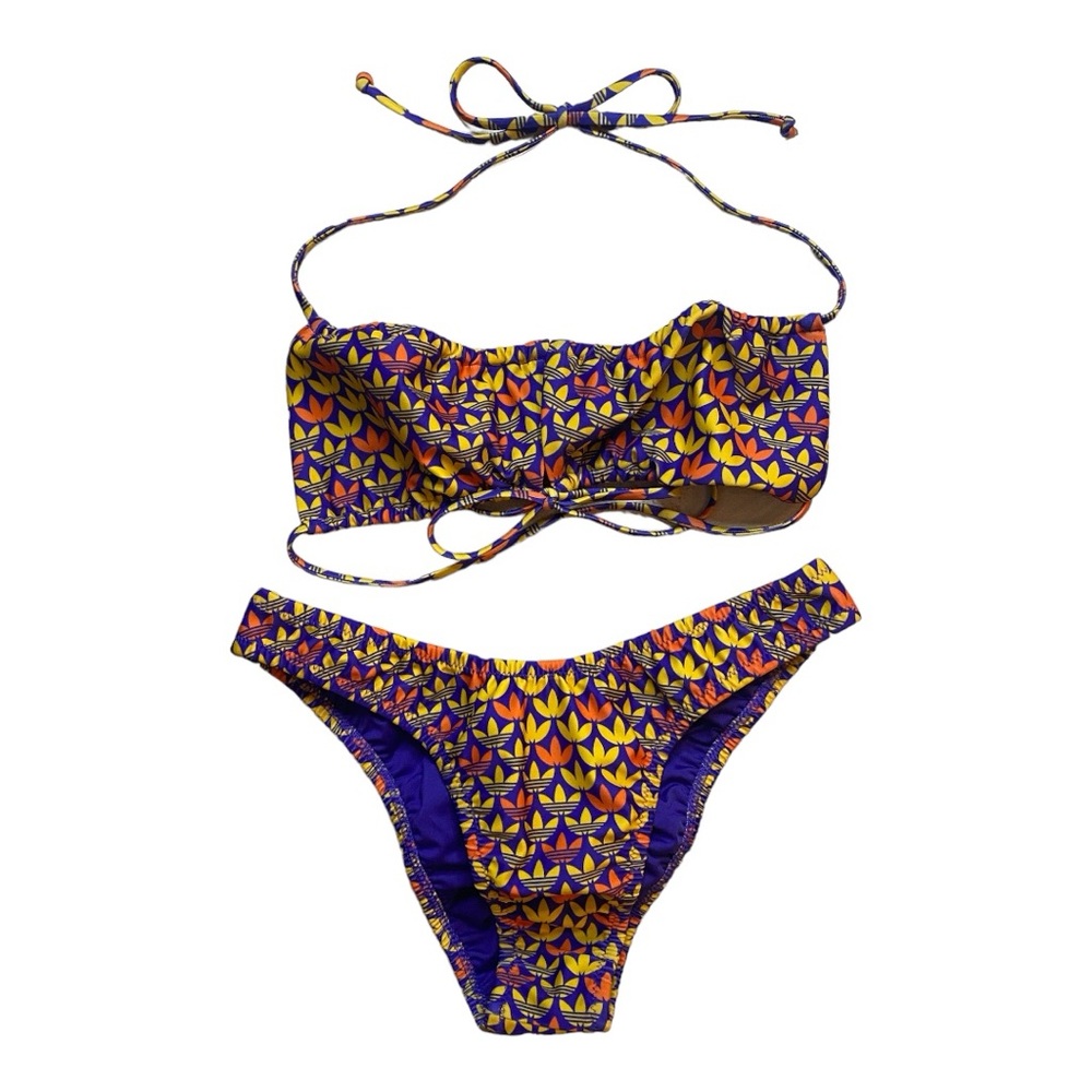 NWT: Women’s Adidas Monogram Bikini- Size 6 (Includes Top and Bottom)